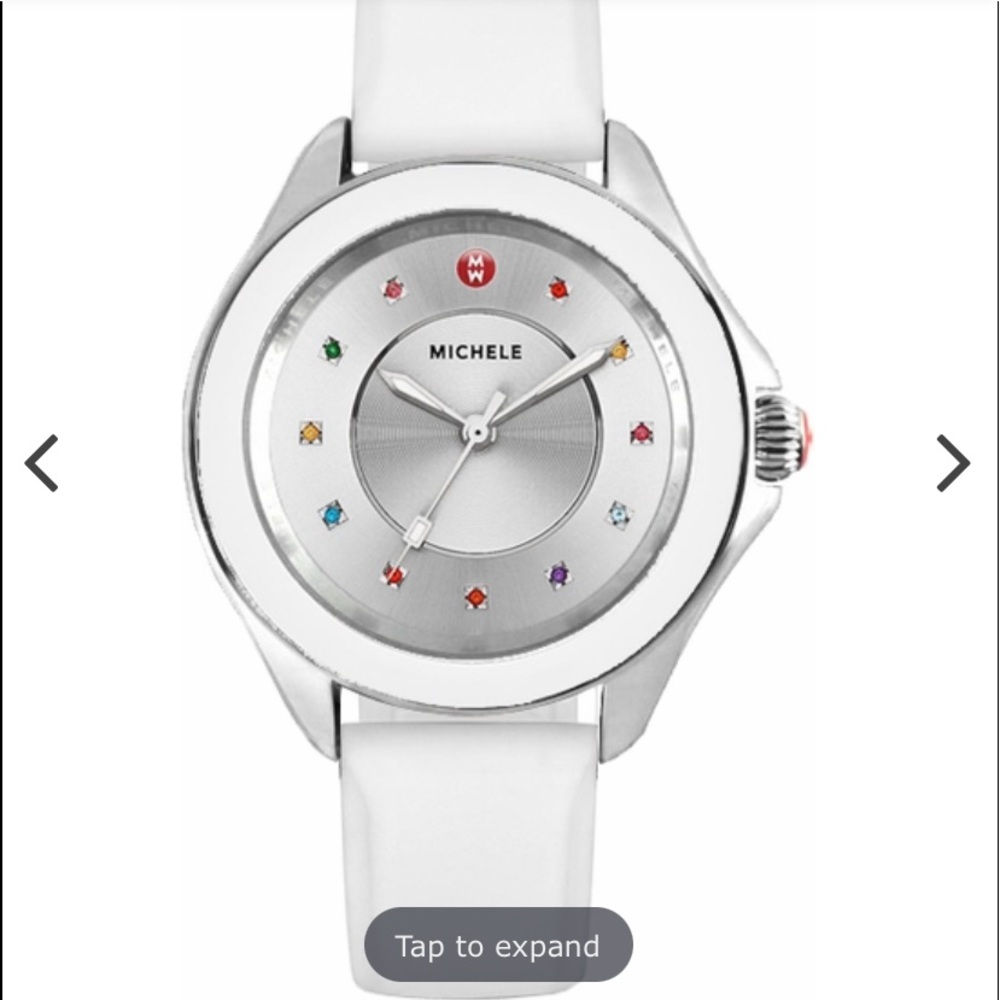 Michele Cape Silver Dial Women's Watch